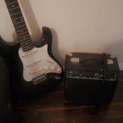 Electric  Guitar And Amp