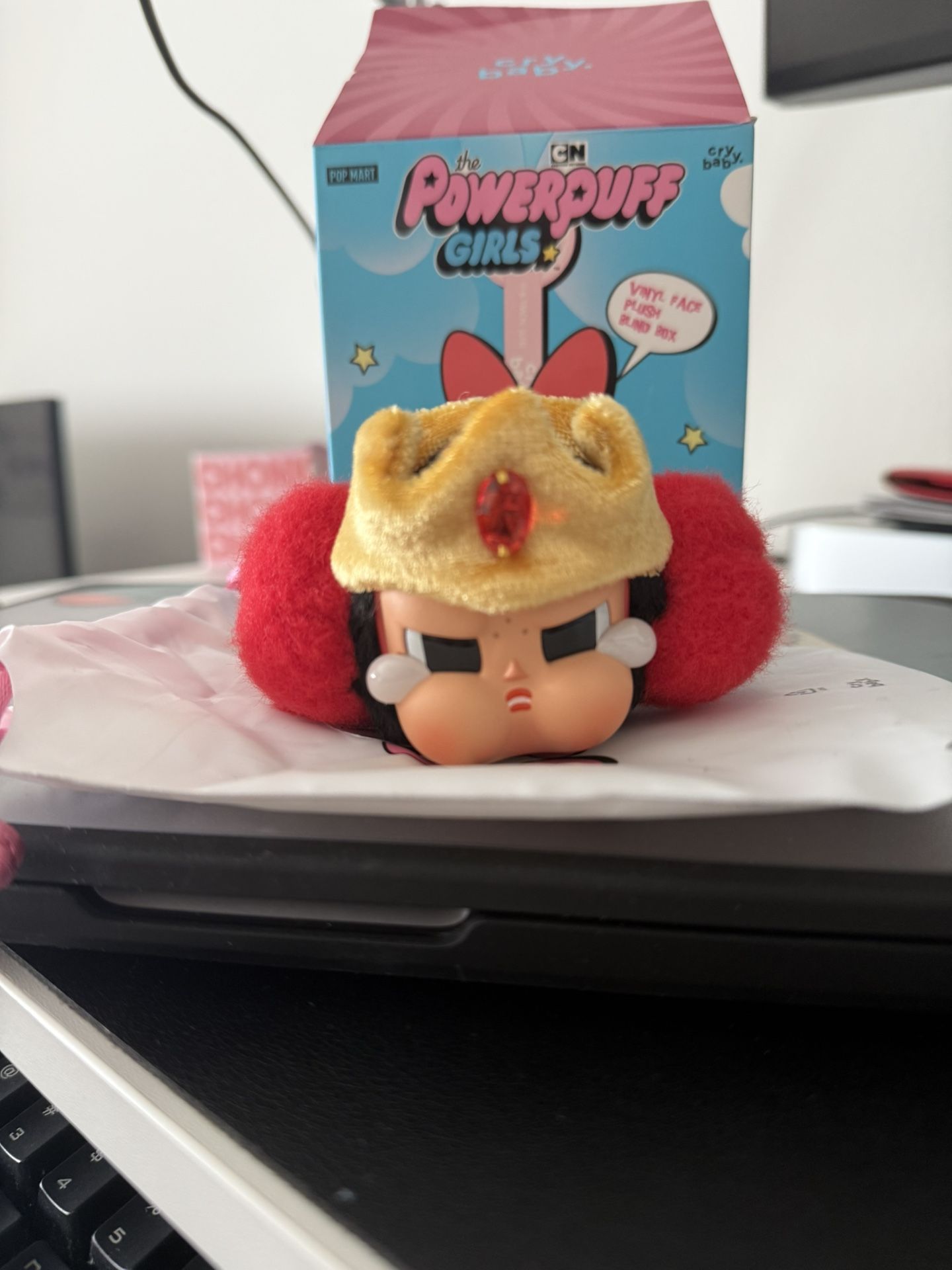 Pop Mart CRYBABY x Powerpuff Girls Series Morbucks (Secret Edition) Vinyl Face Plush
