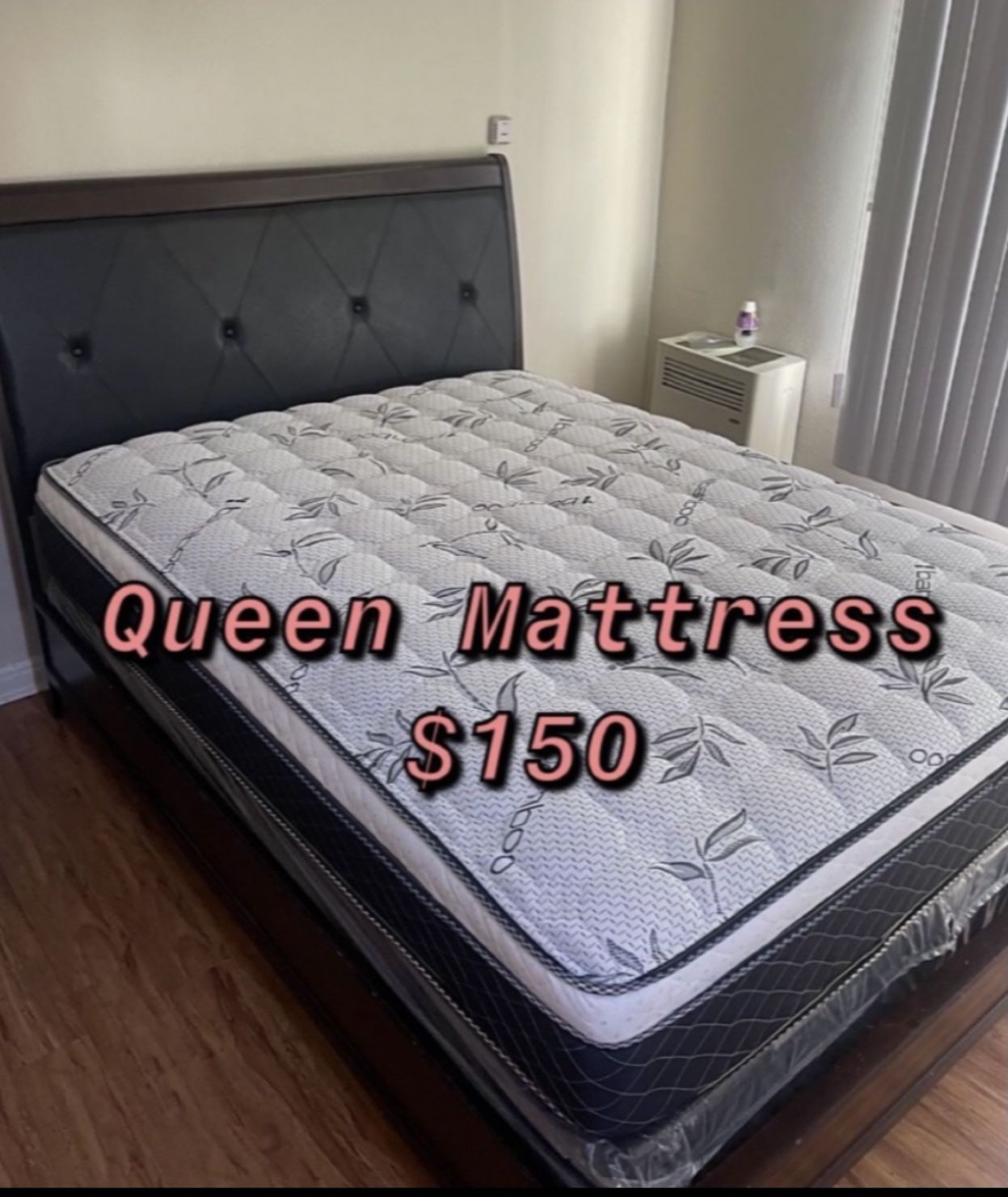 BRAND NEW PILLOW TOP MATTRESSES ✅ COLCHONES NUEVOS PILLOW TOP 💯‼️   QUEEN SIZE $150 ❌ $210 With Box Spring   FULL SIZE $140❌ $200 With Box Spring💥  