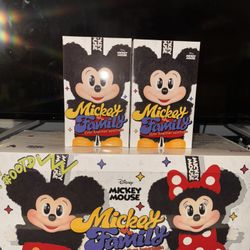 Disney Mickey Family Pop Mart Keychain Minnie Pluto Chip Dale Goofy Daisy Donald 