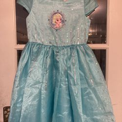 Disney Princess Elsa Dress Size 9/10