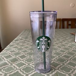 Acrylic Starbucks Tumbler