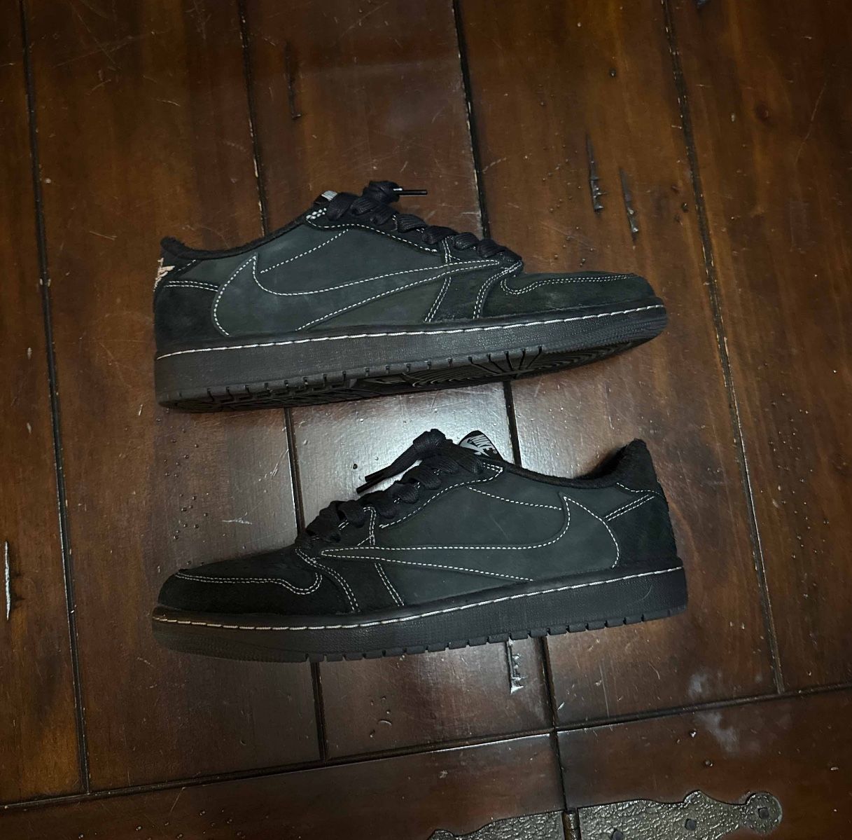 Travis Scott x Air Jordan 1 Lows Black Phantom