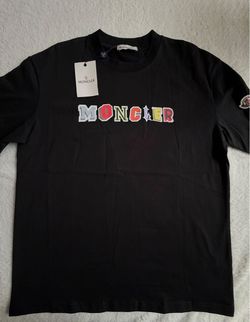 Moncler Black Logo T-Shirt with Tags