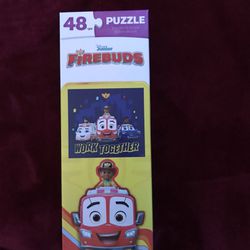 New Disney Junior 48 Piece Firebuds Puzzle 