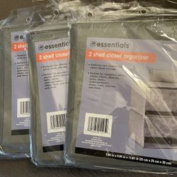 2 Shelf Closet Organizer $1