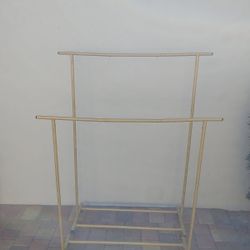 Preowned set of two clothing racks