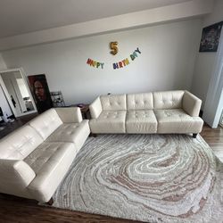 Chateau D'ax Leather Sofa 