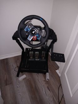 Logitech G29 shifter pedals wheel and frame