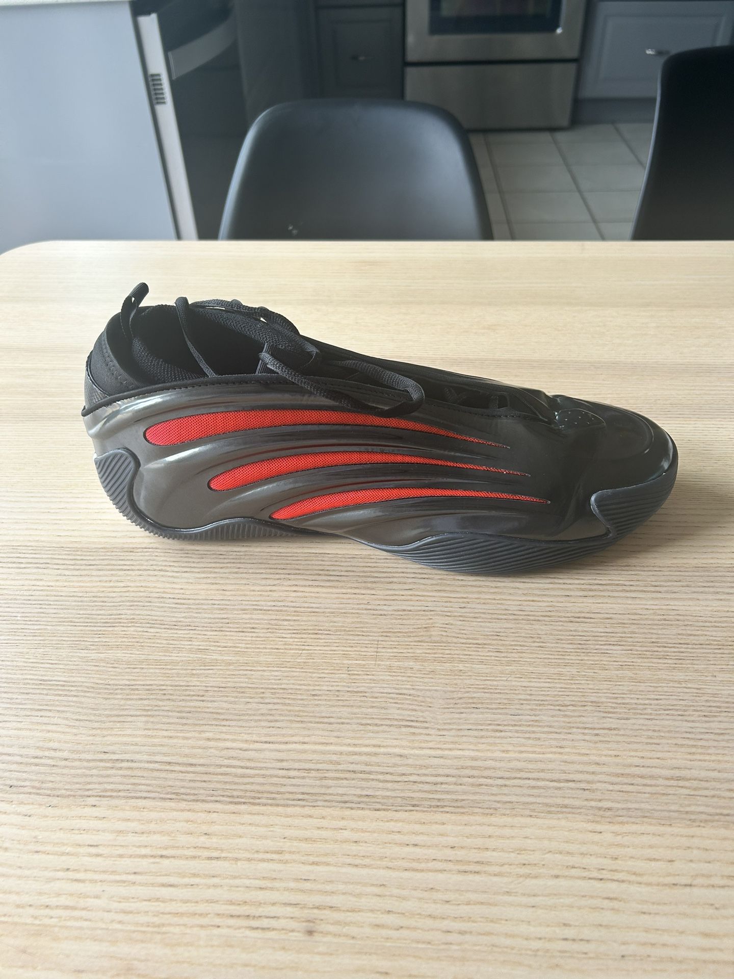 Adidas Hardens Black and Red Size 15