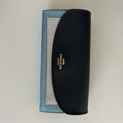Coach Slim Envelope Wallet In Colorblock