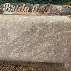 Bride To Be White Purse New 