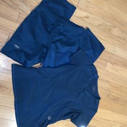 Navy Blue and carribean green Women 