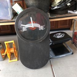 Harley Davidson Clock