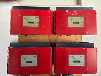 Four Broken SMA Solar Inverters