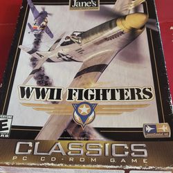 Jane’s WWII Fighters PC Game 1998 w/ Original Box