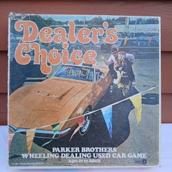 Dealer's Choice Parker Brothers Wheeling Dealing Used Car Game