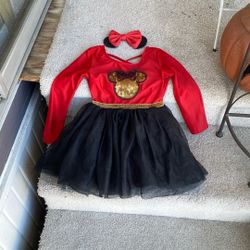 Dress Sz. 4. Minnie Disney. Costume For Girls 