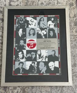 Columbia Records 15 Million Albums Award Plaque 1997