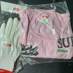 Supreme Multi Logo Tee & Gloves 