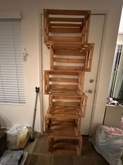 Wooden crates