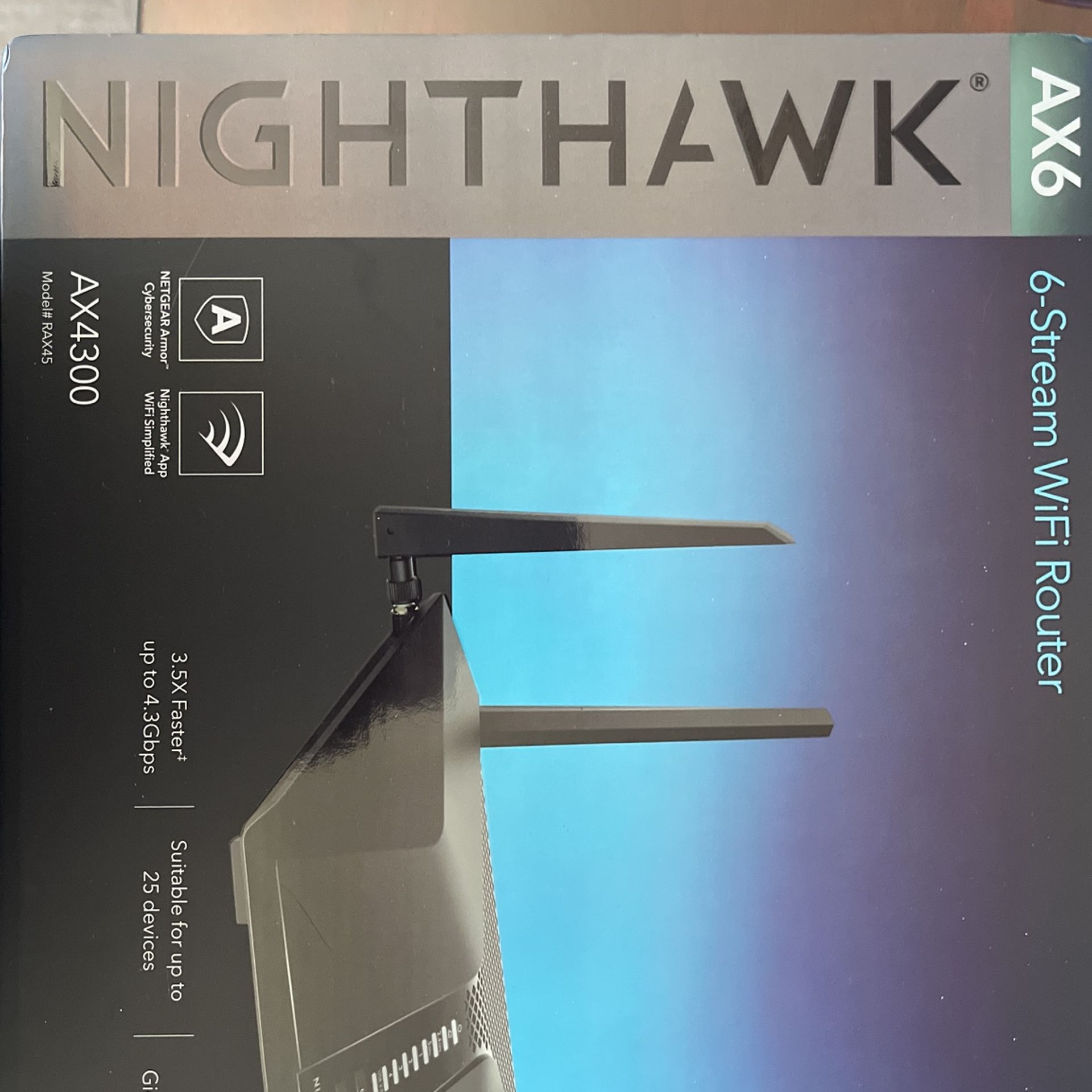 Netgear Nighthawk AX6 wifi router