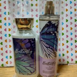 Bath & Body Works Butterfly Set $16 