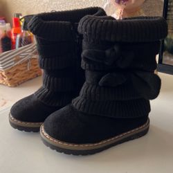 Black Toddler Boots 