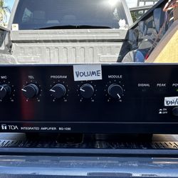 TOA BG-1030 Integrated Amplifier 30W 