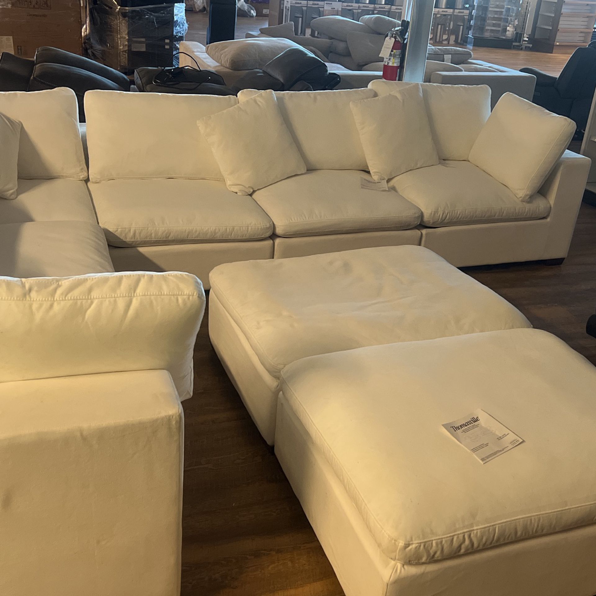 Thomasville 8 Piece Fabric Sectional