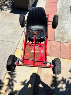 Gts Red Go-Kart with Black Seat