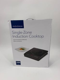 Insignia NS-IC1ZBK0 Single-Zone Induction Cooktop 1800W Black NEW