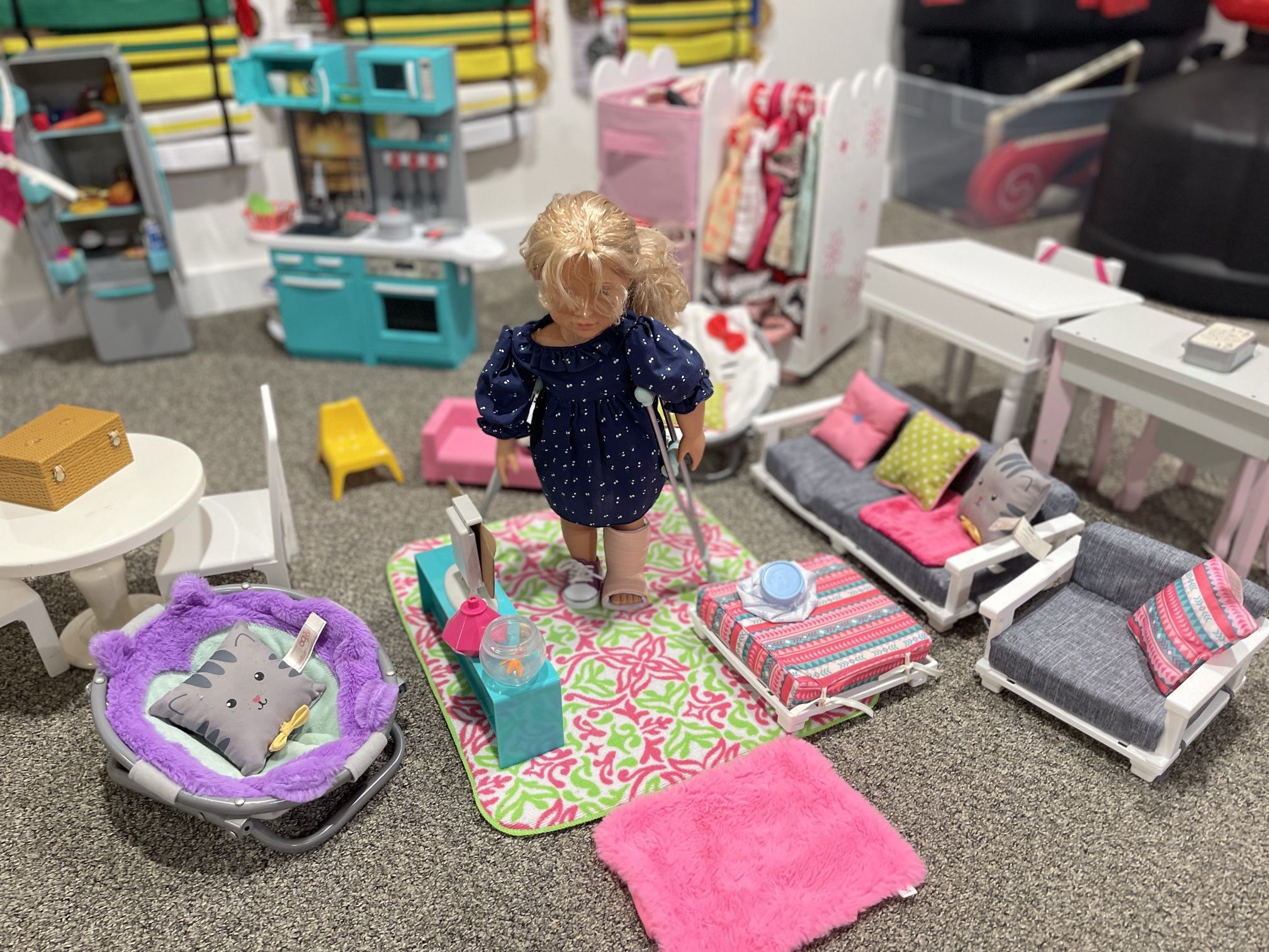 18 Inch Doll And Accessories