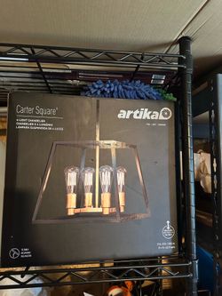 Unopened Artika chandelier