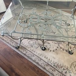 Glass Coffee Table About 4 Feet 