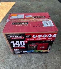 Lincoln Electric Weld-Pak 140 Amp MIG and Flux-Core Wire Feed Welder, 115V, Aluminum Welder