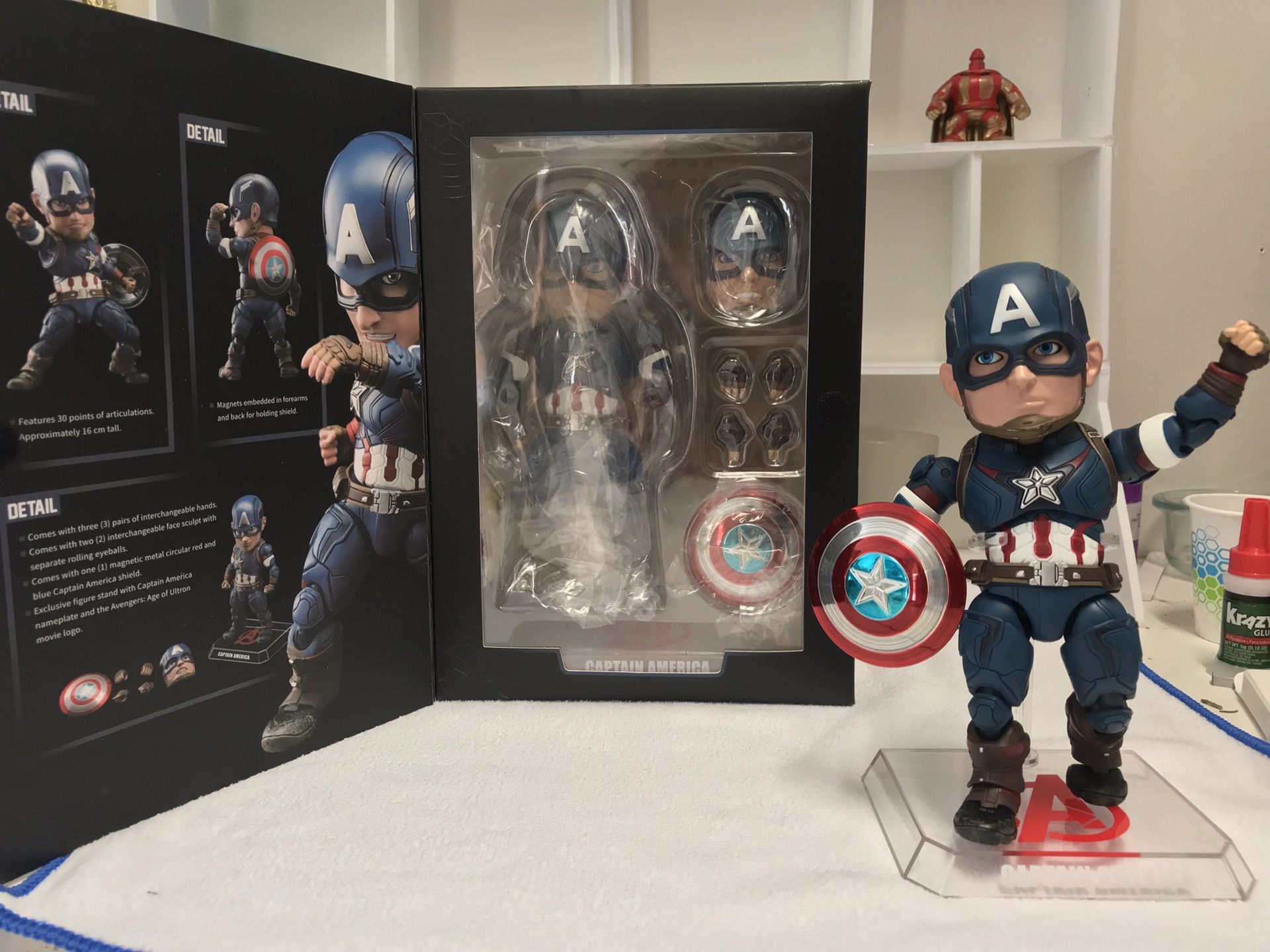 EAA 011 Captain America Egg Attack Action Figure