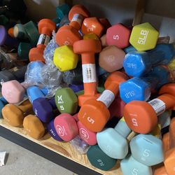 Neoprene Dumbbells 1-15lbs $1 PER POUND