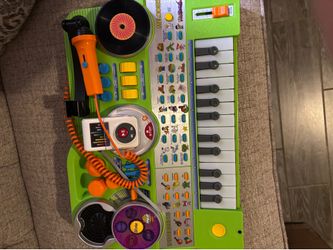 Vtech Kidijamz Dj Music Studio Piano Keyboard Microphone