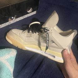Size 8 Jordan 4s off whites (slightly used)