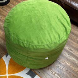 Extra-Large Blue  and GreenBean Bag – Deep Comfort!