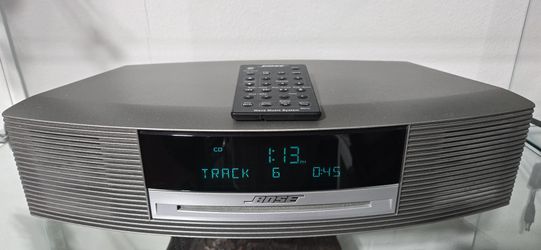 Bose Wave Music System Titanium Silver: CD Player, Radio, AUX (Tested) -LIKE NEW