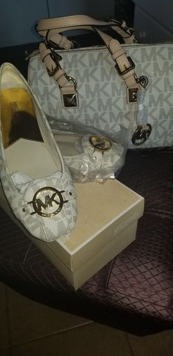 MK' PURSE & FULTON FLATS SHOES ORIGINAL
