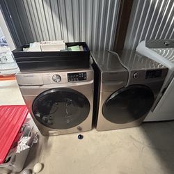 Stackable Washer And Dryer Set (Samsung)