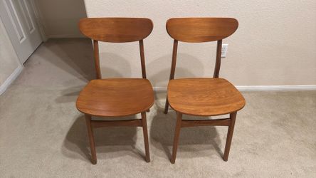 West Elm chairs - 2 pairs