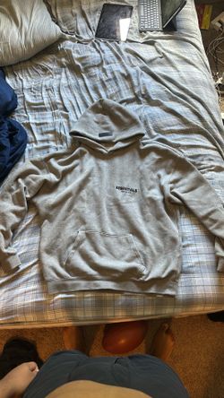 Dark oatmeal essentials hoodie w/bag