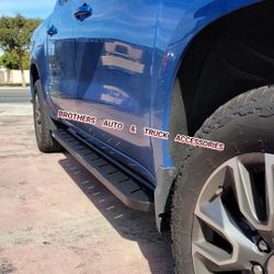 Running Boards Side Steps Estribos Trifold Tapas para trocas
