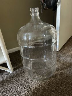5 gallon glass  water jug