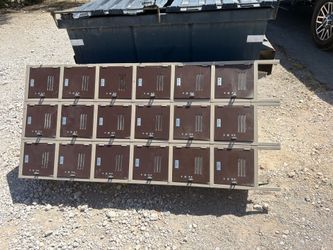Heavy duty, steel gym locker