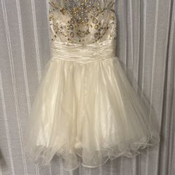 Off White Party Dress